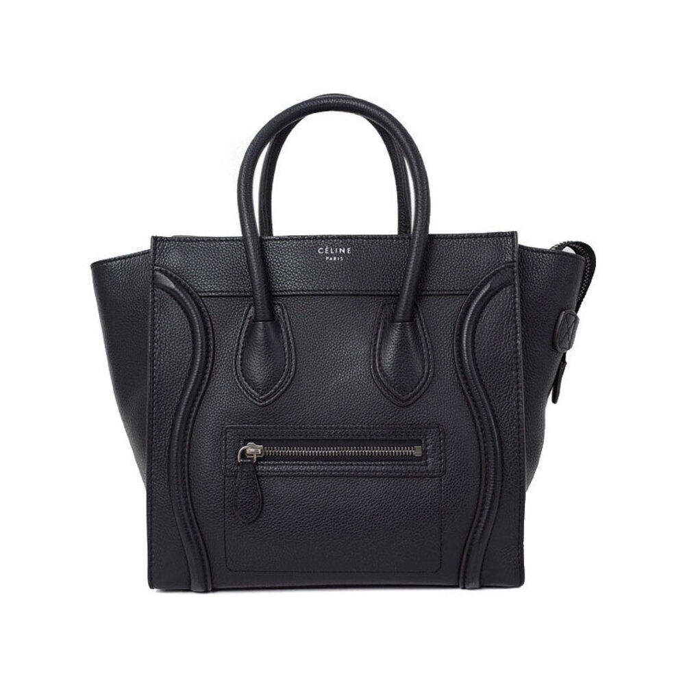 Celine Shoulder Calfskin Handbag Shopper Leather Tote - Picture 2 of 9